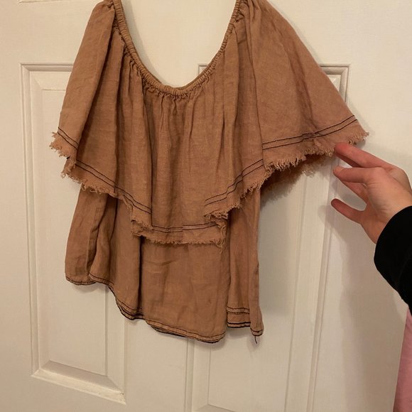 ZARA Linen Top - Picture 5 of 8